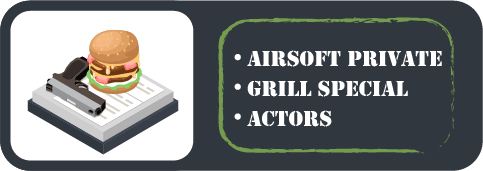 Airsoft prive incl. eten met in-game acteurs