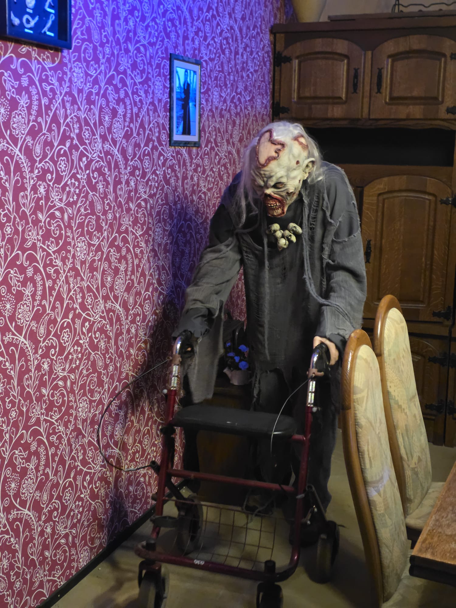 A creepy Halloween character in The Dark Zone